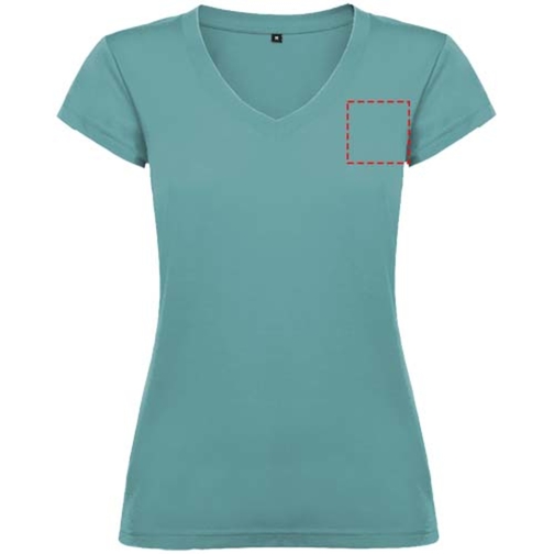 T-shirt a maniche corte con scollo a V da donna Victoria, Immagine 7