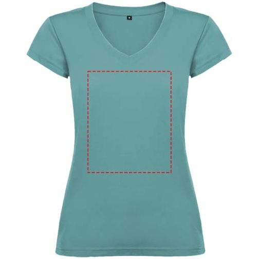 T-shirt a maniche corte con scollo a V da donna Victoria, Immagine 19