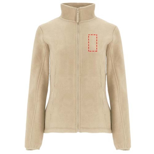 Giacca in pile da donna con cerniera intera Artic, Immagine 3