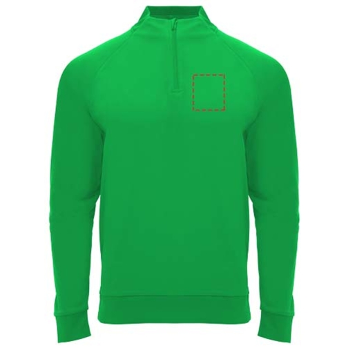 Sweatshirt Epiro à manches longues unisexe avec fermeture demi-zip, Image 15
