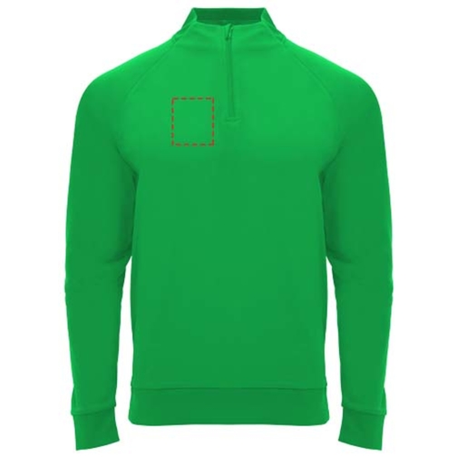 Sweatshirt Epiro à manches longues unisexe avec fermeture demi-zip, Image 7