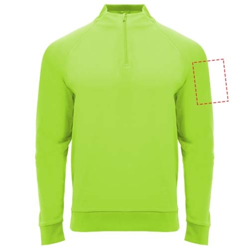Sweatshirt Epiro à manches longues unisexe avec fermeture demi-zip, Image 8