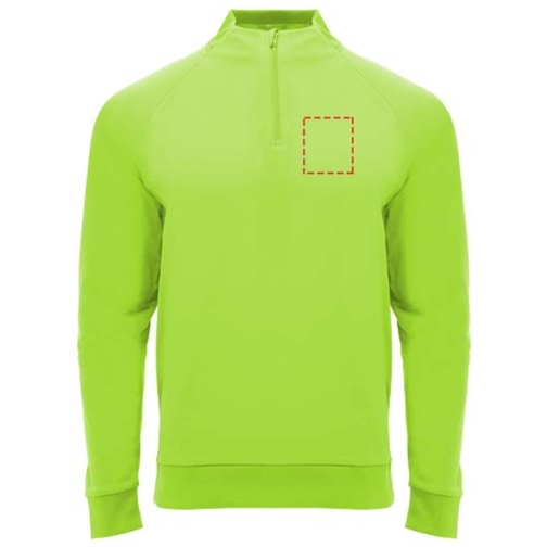 Sweatshirt Epiro à manches longues unisexe avec fermeture demi-zip, Image 6