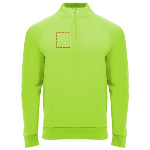 Sweatshirt Epiro à manches longues unisexe avec fermeture demi-zip, Image 21