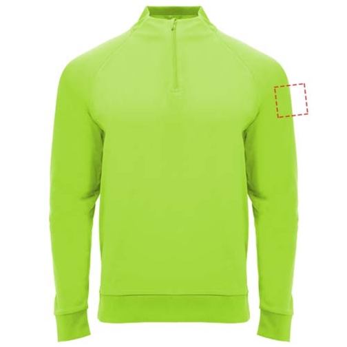 Sweatshirt Epiro à manches longues unisexe avec fermeture demi-zip, Image 17