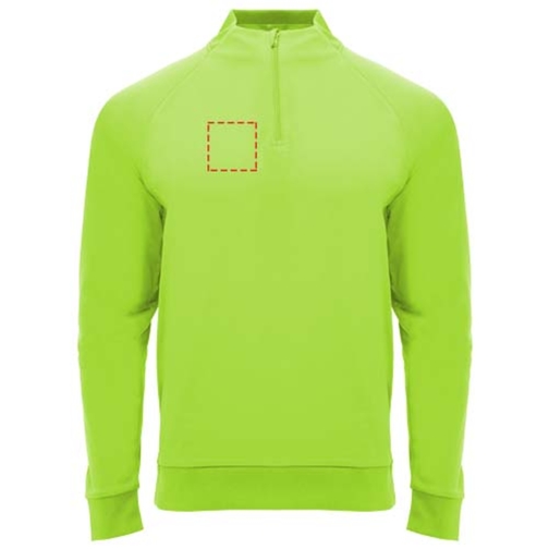 Sweatshirt Epiro à manches longues unisexe avec fermeture demi-zip, Image 24