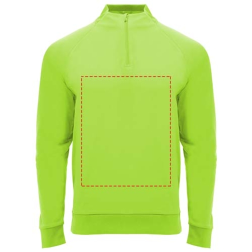 Sweatshirt Epiro à manches longues unisexe avec fermeture demi-zip, Image 7