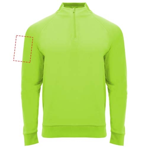 Sweatshirt Epiro à manches longues unisexe avec fermeture demi-zip, Image 14