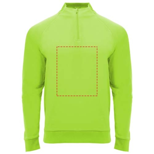 Sweatshirt Epiro à manches longues unisexe avec fermeture demi-zip, Image 11