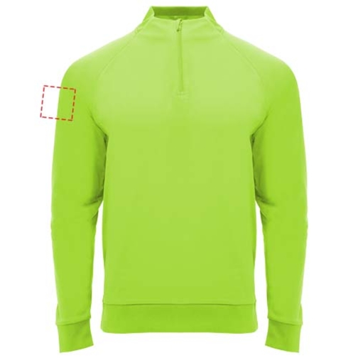 Sweatshirt Epiro à manches longues unisexe avec fermeture demi-zip, Image 13