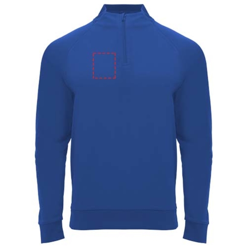 Sweatshirt Epiro à manches longues unisexe avec fermeture demi-zip, Image 12