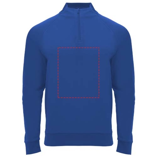 Sweatshirt Epiro à manches longues unisexe avec fermeture demi-zip, Image 22