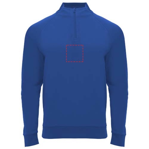 Sweatshirt Epiro à manches longues unisexe avec fermeture demi-zip, Image 24