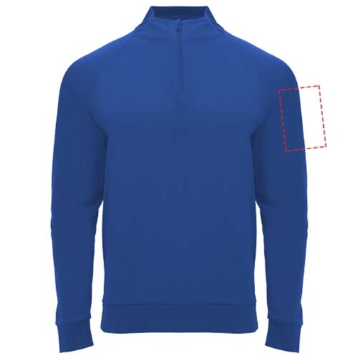 Sweatshirt Epiro à manches longues unisexe avec fermeture demi-zip, Image 9