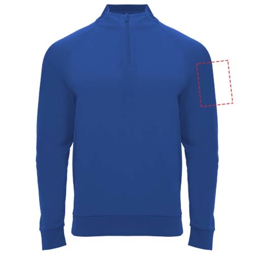 Sweatshirt Epiro à manches longues unisexe avec fermeture demi-zip, Image 17