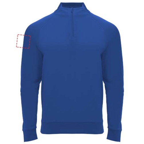 Sweatshirt Epiro à manches longues unisexe avec fermeture demi-zip, Image 10