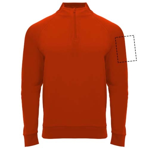 Sweatshirt Epiro à manches longues unisexe avec fermeture demi-zip, Image 17