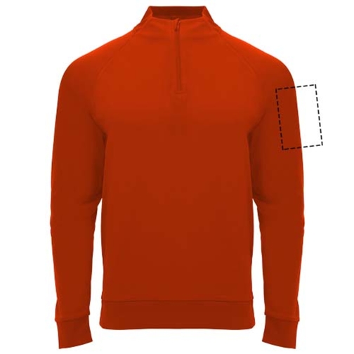 Sweatshirt Epiro à manches longues unisexe avec fermeture demi-zip, Image 23