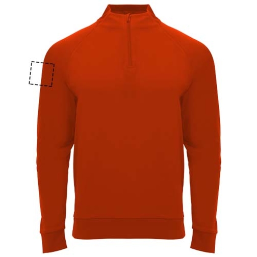 Sweatshirt Epiro à manches longues unisexe avec fermeture demi-zip, Image 11