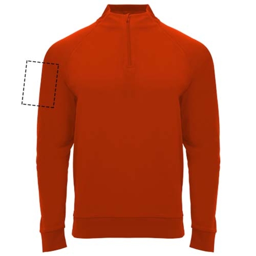 Sweatshirt Epiro à manches longues unisexe avec fermeture demi-zip, Image 17