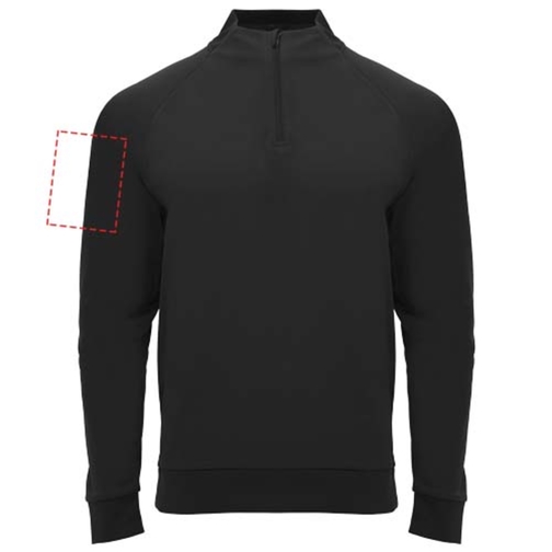 Sweatshirt Epiro à manches longues unisexe avec fermeture demi-zip, Image 15