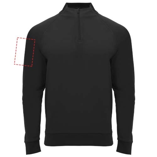 Sweatshirt Epiro à manches longues unisexe avec fermeture demi-zip, Image 19