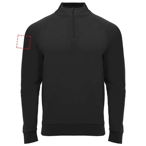 Sweatshirt Epiro à manches longues unisexe avec fermeture demi-zip, Image 22