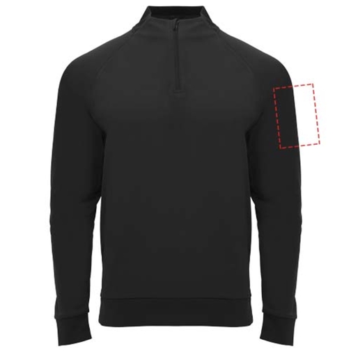 Sweatshirt Epiro à manches longues unisexe avec fermeture demi-zip, Image 19