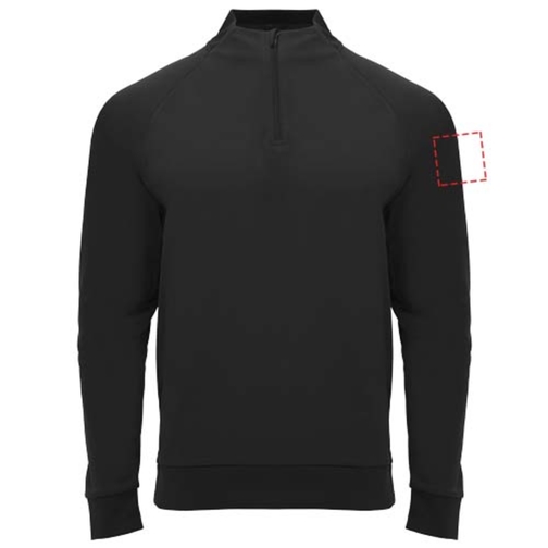 Sweatshirt Epiro à manches longues unisexe avec fermeture demi-zip, Image 22