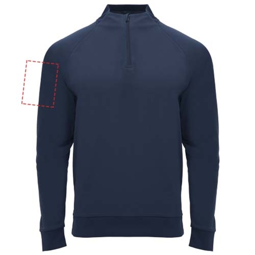 Sweatshirt Epiro à manches longues unisexe avec fermeture demi-zip, Image 24