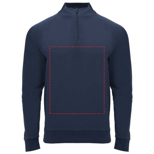 Sweatshirt Epiro à manches longues unisexe avec fermeture demi-zip, Image 22