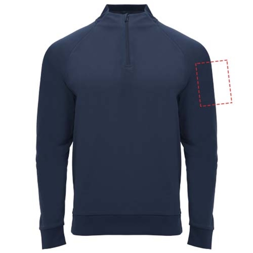 Sweatshirt Epiro à manches longues unisexe avec fermeture demi-zip, Image 18