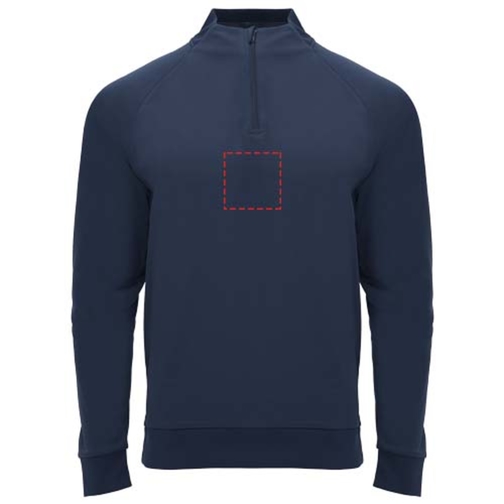 Sweatshirt Epiro à manches longues unisexe avec fermeture demi-zip, Image 11