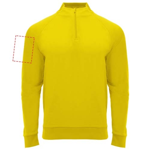 Sweatshirt Epiro à manches longues unisexe avec fermeture demi-zip, Image 6