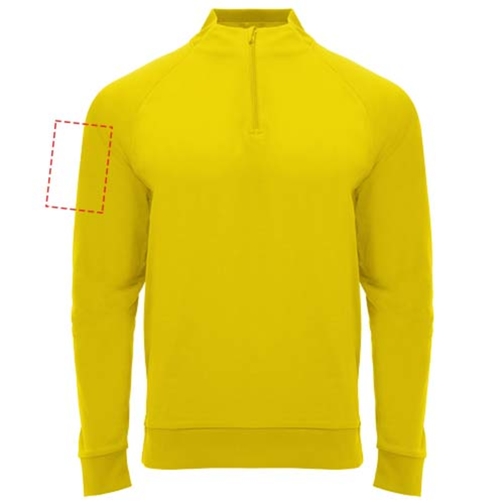 Sweatshirt Epiro à manches longues unisexe avec fermeture demi-zip, Image 11