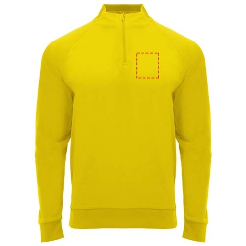 Sweatshirt Epiro à manches longues unisexe avec fermeture demi-zip, Image 19