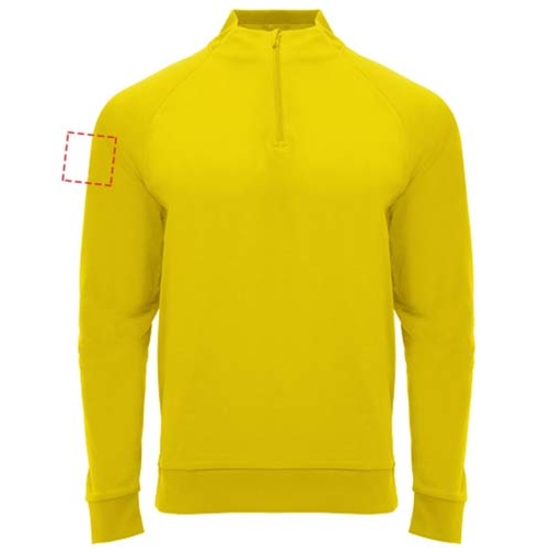 Sweatshirt Epiro à manches longues unisexe avec fermeture demi-zip, Image 14