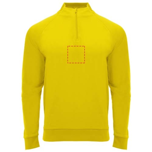 Sweatshirt Epiro à manches longues unisexe avec fermeture demi-zip, Image 10