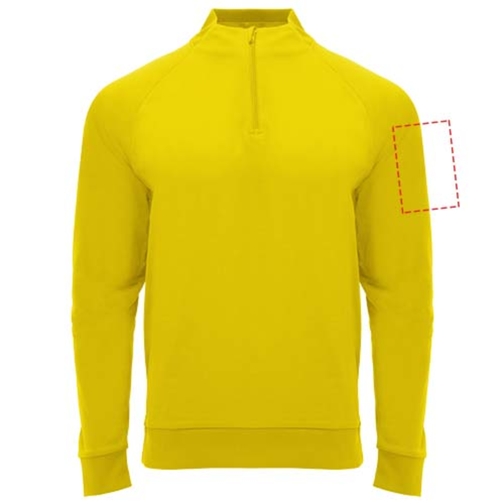 Sweatshirt Epiro à manches longues unisexe avec fermeture demi-zip, Image 23