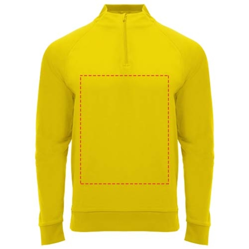 Sweatshirt Epiro à manches longues unisexe avec fermeture demi-zip, Image 20