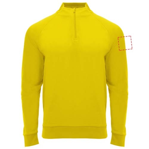 Sweatshirt Epiro à manches longues unisexe avec fermeture demi-zip, Image 10