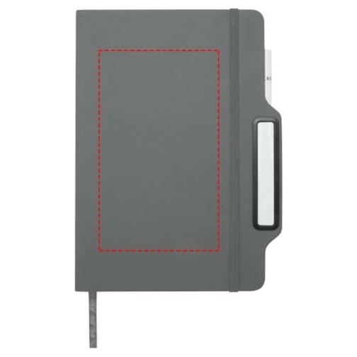 Blocco note formato A5 con copertina rigida e combinazione di penna e matita Nexus, Immagine 12