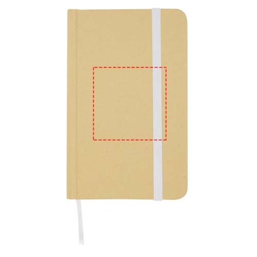 Carnet A6 Reed uni recyclé à couverture rigide, Image 9