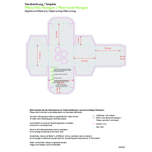 Hexagone à planter avec graines - Basilic, Image 6