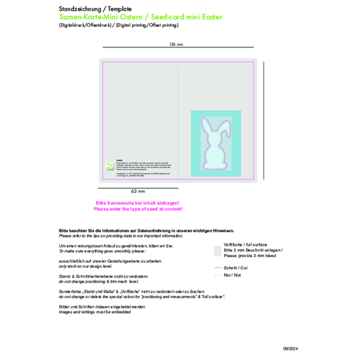 Carte de graines Mini Pâques - Thym, Image 4