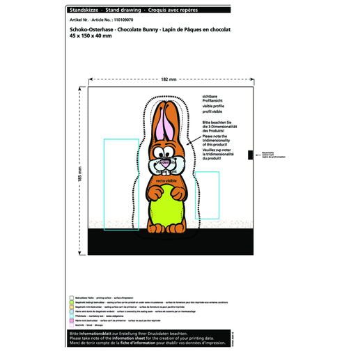 Lapin de Pâques en chocolat MAXI, Image 2