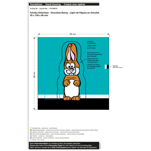 Lapin de Pâques en chocolat MAXI, Image 2