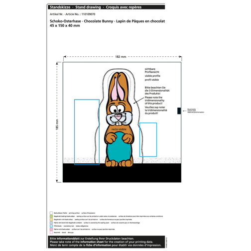 Lapin de Pâques en chocolat MAXI, Image 2