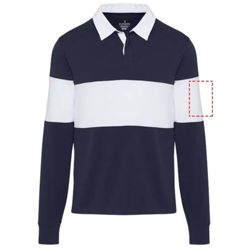 Sweatshirt de rugbyen coton organique Clyde unisexe, Image 14