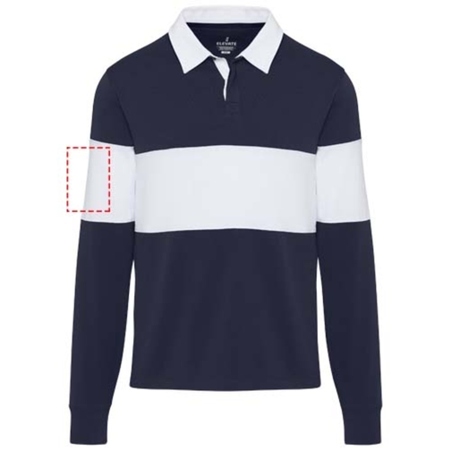 Sweatshirt de rugbyen coton organique Clyde unisexe, Image 17